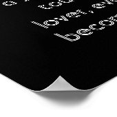 Elk hart zingt een lied — art poster-Plato quote Poster (Hoek)