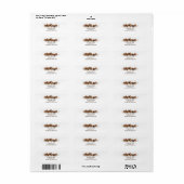 Elk Herd Fering Return Address Label (Full Sheet)