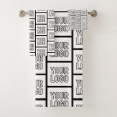 Elk herhalingspatroon voor Logo of Afbeelding Bad Handdoek (Insitu)