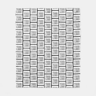 Elk herhalingspatroon voor Logo of Afbeelding Fleece Deken