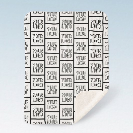 Elk herhalingspatroon voor Logo of Afbeelding Sherpa Deken