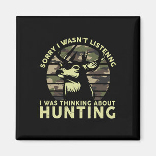 Elk hertenjager grappig herten jagen T-shirt cadea Magneet