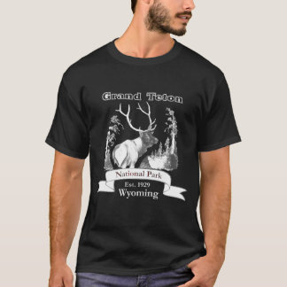 Elk. Het Grand Teton National Park. T-Shirt
