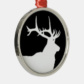 Elk hoofd metalen ornament (Rechts)