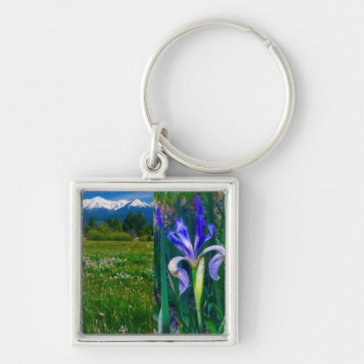 Elk Horn en Iris Sleutelhanger (Voorkant)