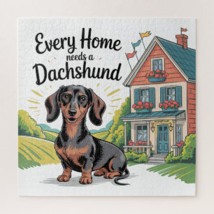Elk Huis Heeft een Dachshund Nodig Legpuzzel