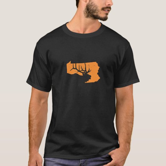 Elk Hunting In Pennsylvania We Love To Hunt Elks T-shirt (Voorkant)
