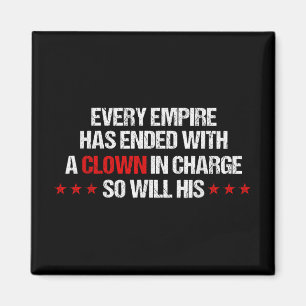 Elk imperium is geëindigd met een clown die de lei magneet