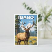 Elk in Idaho Briefkaart (Staand voorkant)