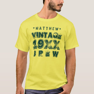 Elk jaar  BREW de Tekst van de Grunge Gold G11Z T-shirt