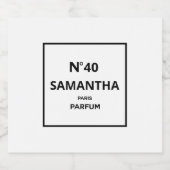 ELK JAAR Designer Parfum Fles Verjaardag Bier Etiket (Enkel label)