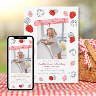 Elk jaar foto Berry Sweet Birthday Kaart