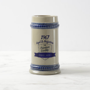 ELK JAAR Geboren Award Geschenk Hem of Haar Gepers Bierpul