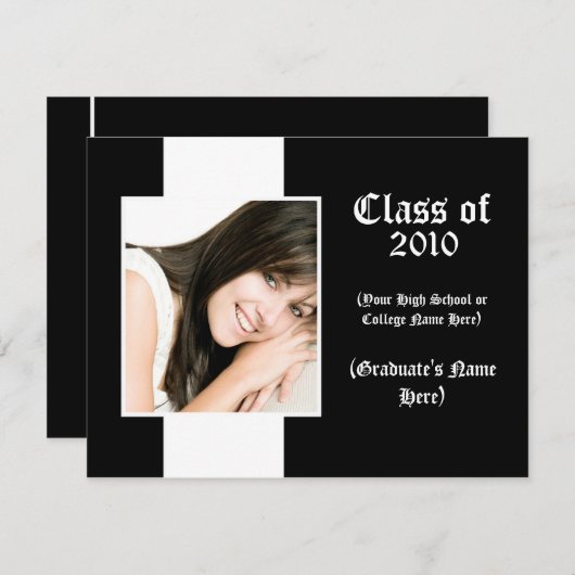 Elk jaar ~ Traditionele aankondiging van het Afstu (Voorkant / Achterkant)