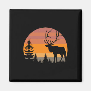Elk jagen - Grappige Elkaholic herten eland jager Magneet