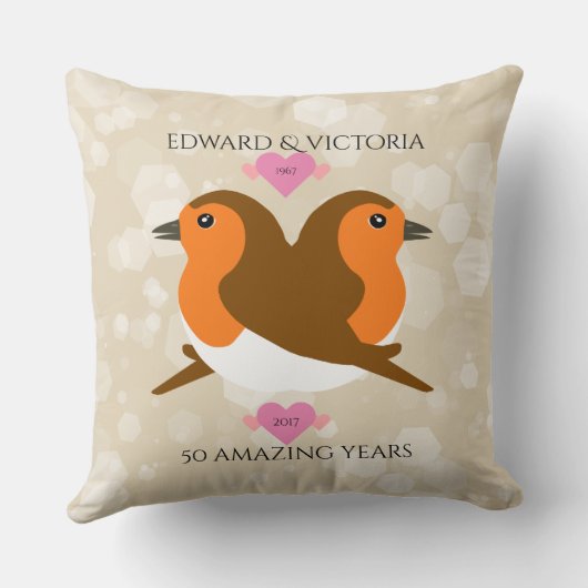 elk Jubileum Kussen (Achterkant)