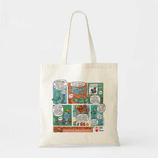 Elk kind een Comic-Canvas tas Reader (Voorkant)