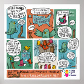 Elk kind een Comic-Poster Reader Poster (Voorkant)