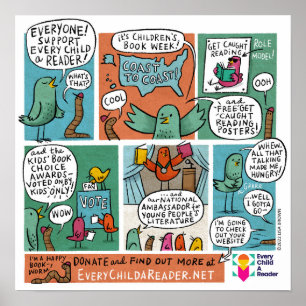 Elk kind een Comic-Poster Reader Poster