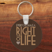 Elk kind heeft recht op leven sleutelhanger (Voorkant)