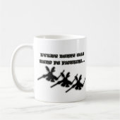 Elk konijn was kung fu vecht... koffiemok (Links)