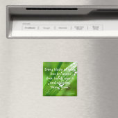 Elk lemmet van Grass Quote Magnet Magneet (Insitu (Vaatwasser))