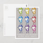 Elk leven moet negen katten hebben briefkaart (Voorkant / Achterkant)