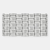 Elk logo of afbeelding herhalend patroon spandoek (Horizontaal)