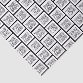 Elk logo of afbeelding herhalend patroon tissuepapier (Detail)