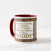 Elk Man kan een vader zijn, maar papa is speciaal Mok (Voorkant links)