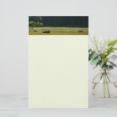 Elk Meadow in Redwood National Park Briefpapier (Staand voorkant)