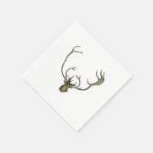 Elk met enorme Antlers Paper Party Servetten (Hoek)