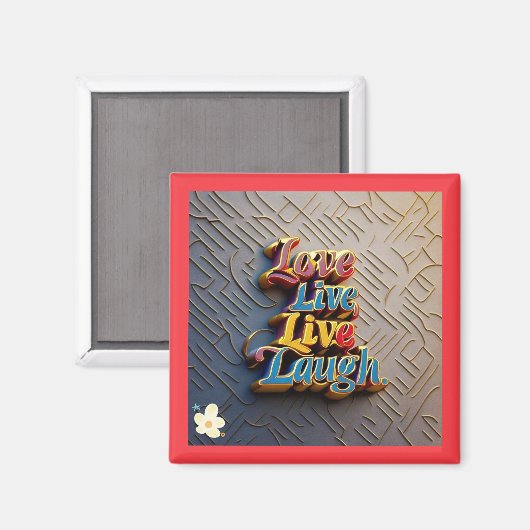 "Elk moment telt" Magneet (Voorkant / Achterkant)