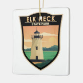Elk Neck State Park Maryland Keramisch Ornament (Links)