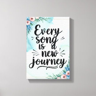 Elk nummer is een nieuwe Journey optie 3 Canvas Afdruk
