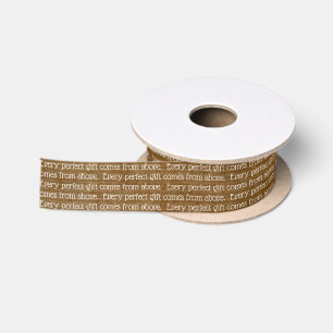ELK PERFECT CADEAU KOMT VAN BOVEN Christmas Gold Lint