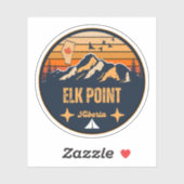 Elk Point, Alberta Sticker (Vel)