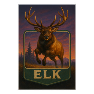 Elk Poster Perfect Poster