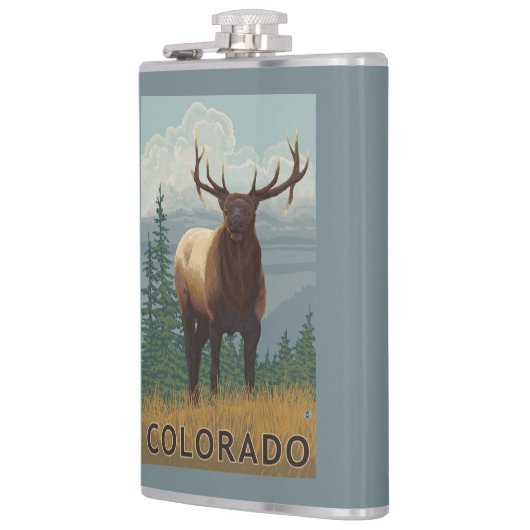 Elk SceneColorado Heupfles (Links)