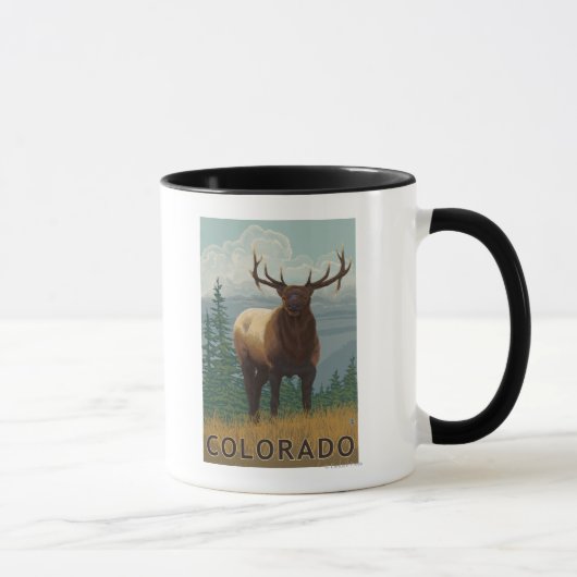 Elk SceneColorado Mok (Rechts)