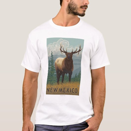 Elk SceneNew Mexico T-shirt (Voorkant)
