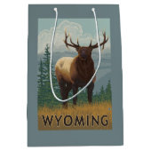 Elk SceneWyoming Medium Cadeauzakje (Voorkant)