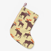  elk silhouet, waterverf kleine kerstsok (Voorkant (Hangend))