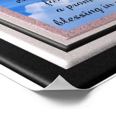 Elk storm een regenboog - kunstdruk poster (Hoek)