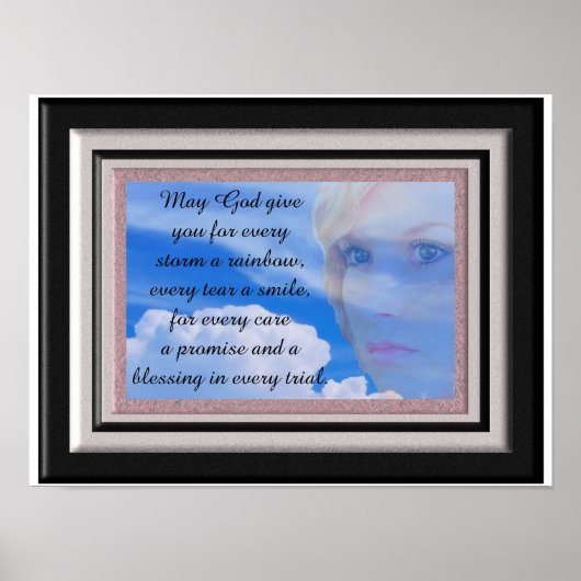 Elk storm een regenboog - kunstdruk poster (Voorkant)