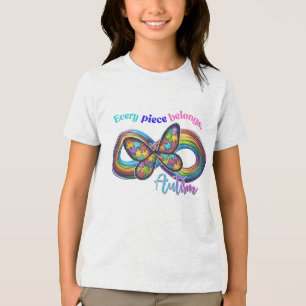 Elk stuk schijnt - Autism Butterfly T-shirt