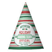 Elk tekstvakantieteam rood en groen kerstfeest feesthoedjes (Voorkant)