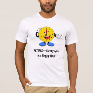 Elk uur is een gelukkig uur, t-shirt