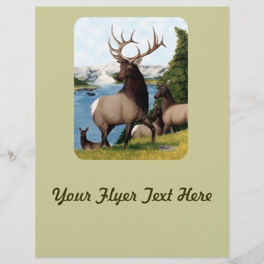 Elk Wapiti Flyer (Voorkant)