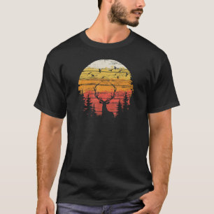 Elk Wapiti in the Bossen Mountains Wild Hunting Ca T-shirt